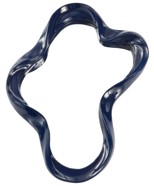 Jotex Modré nástěnné zrcadlo FLOATING 61,5 x 46 cm