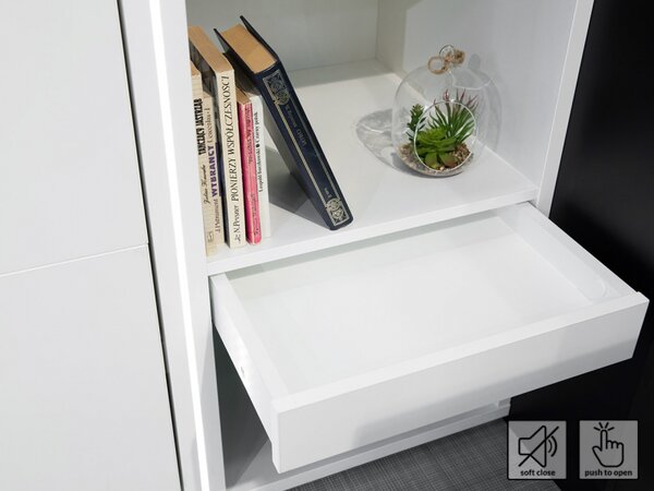 Skříňka k sklápací posteli Bed-Concept BC-07, Barva: bílá 5902928397222
