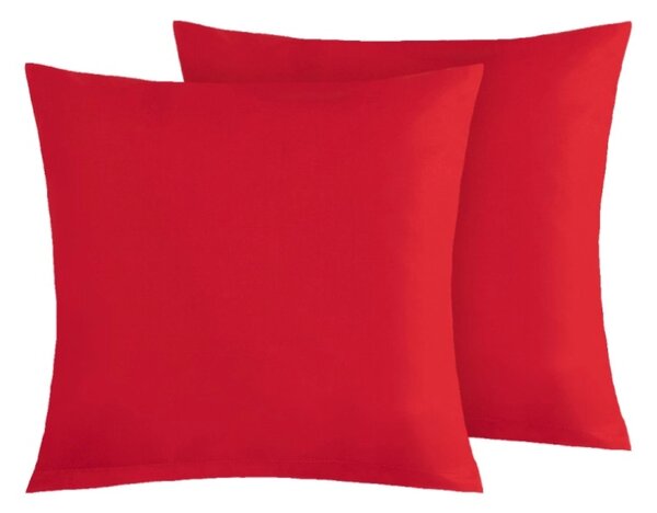 Bellatex Povláček bavlněný SET 2ks Červená, rozměr 40x40 cm