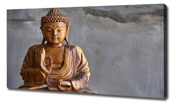 Foto obraz na plátně Dřevěný budha oc-120485087