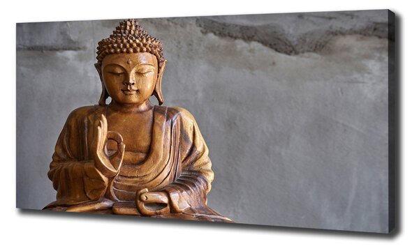 Foto obraz na plátně Dřevěný budha oc-120485087