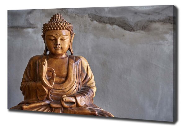 Foto obraz na plátně Dřevěný budha oc-120485087