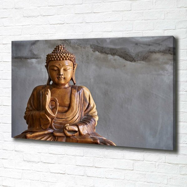 Foto obraz na plátně Dřevěný budha oc-120485087