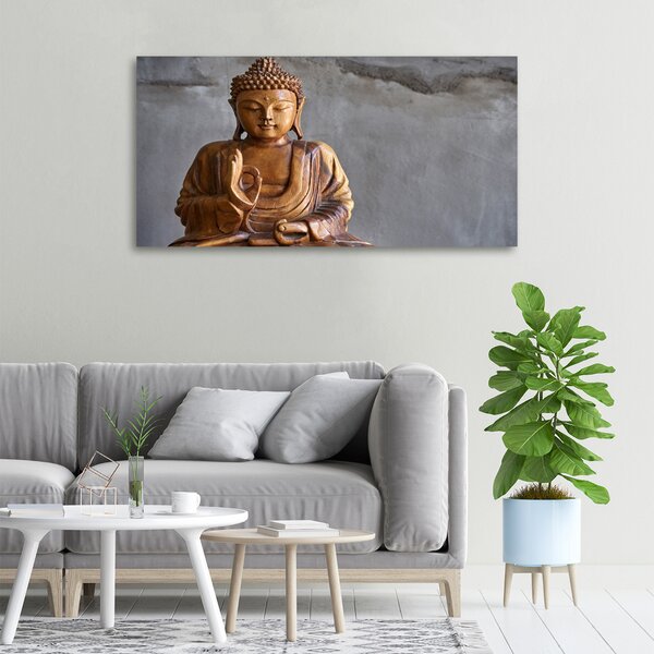 Foto obraz na plátně Dřevěný budha oc-120485087