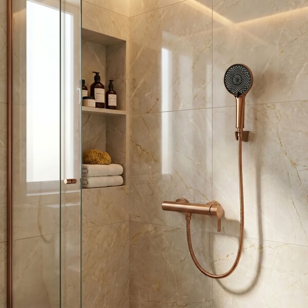 Rea, Sprchová baterie REA Arcos Brush Copper, REA-B6979