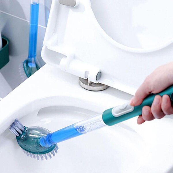 4Leaders Kartáč na wc s dávkovačem čistících prostředků s držákem 49 cm