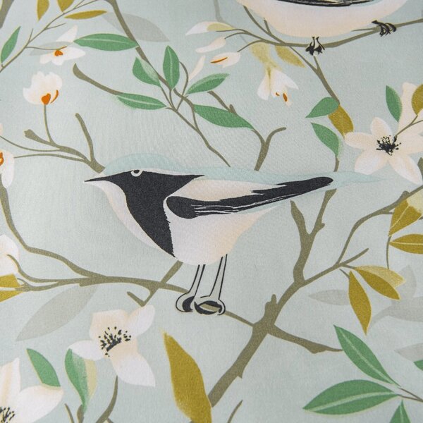 Povlak na polštář z mikrovlákna FLORIBIRD 50x70 cm, zelený