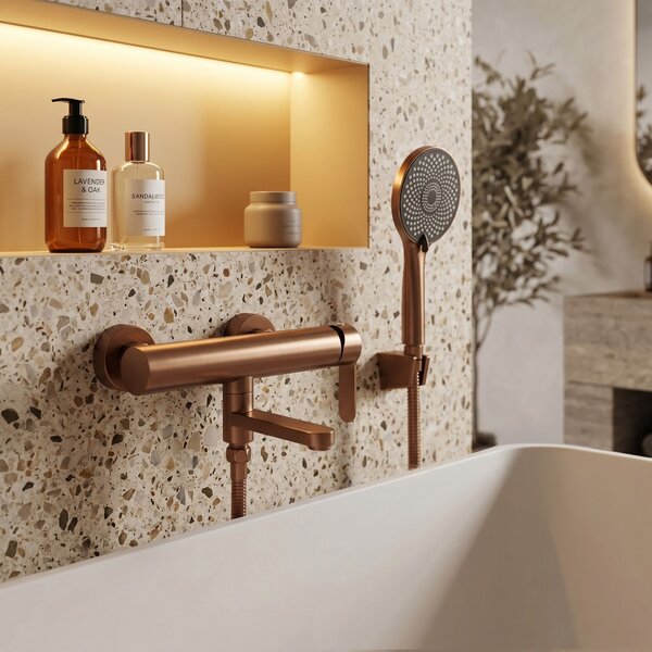 Vanová baterie Rea Arcos Brushed Copper