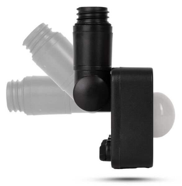 Prémiový ultratenký LED reflektor černý 100W 10000lm, studená, s čidlem pohybu, 3 roky