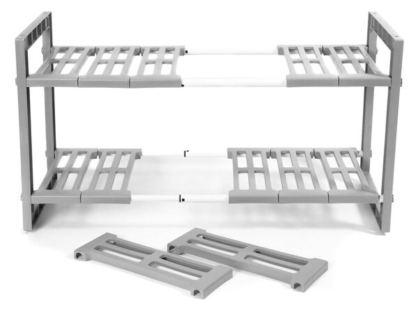 Police do skříňky pod dřez s nastavitelnou šířkou Compactor Expandable Shelf