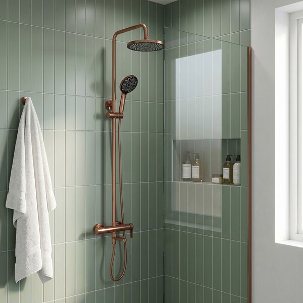 Rea, Sprchový Set Rea Arcos brush copper, REA-P8715