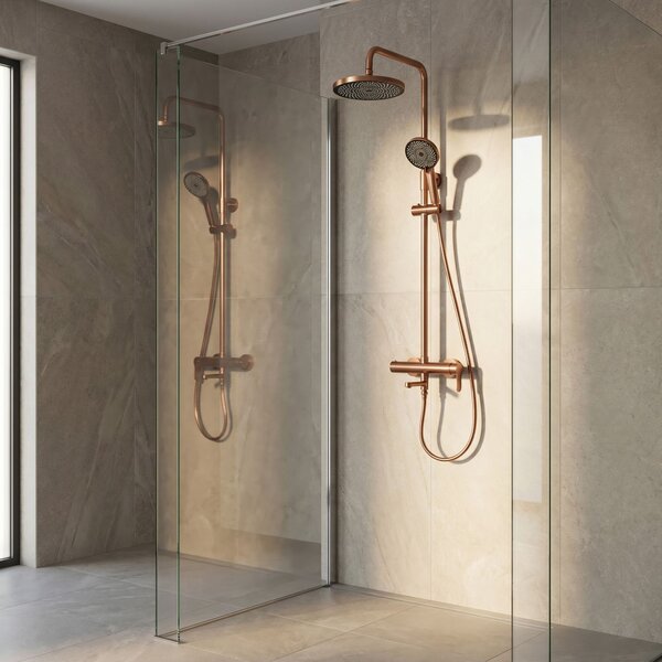 Rea, Sprchový Set Rea Arcos brush copper, REA-P8715