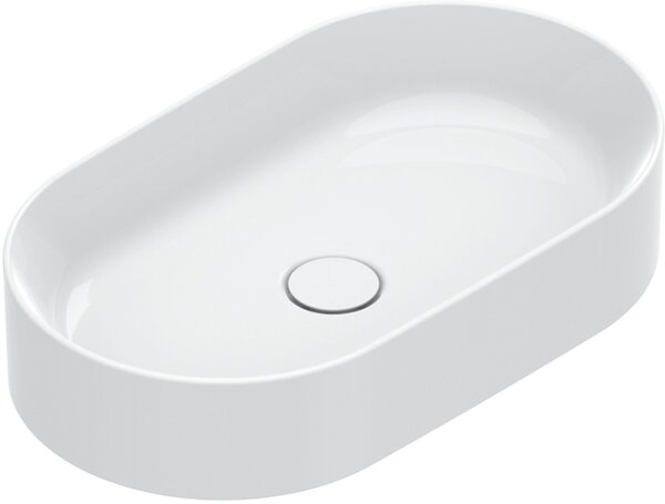 Catalano Zero umyvadlo 60x35 cm oválné na pult bílá lesk 0122600001
