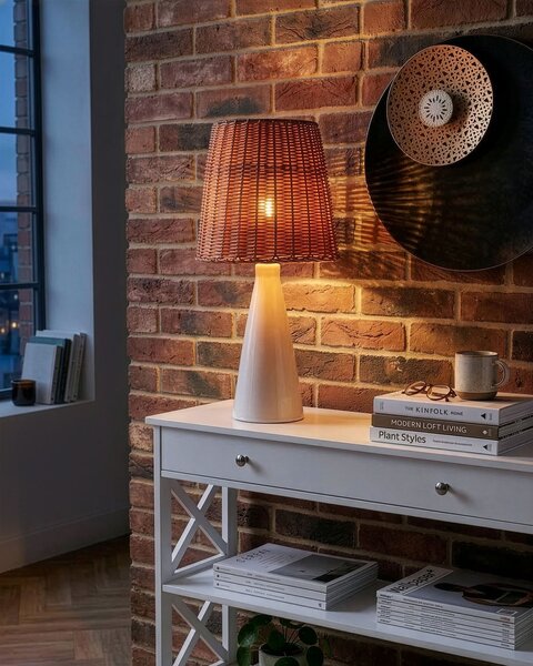 Stolní lampa MADURU Keramika Bílá