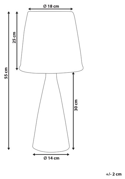 Stolní lampa MADURU Keramika Bílá