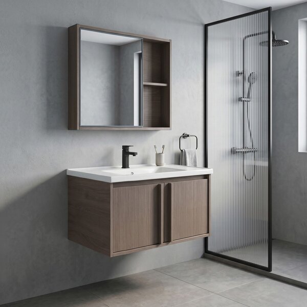 Sada koupelnového nábytku s umyvadlem Gama T25023 KJM 70CM