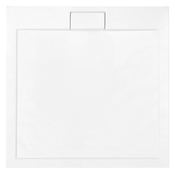 Besco Axim Ultraslim čtvercová sprchová vanička 80x80 cm bílá #BAX-80-KW