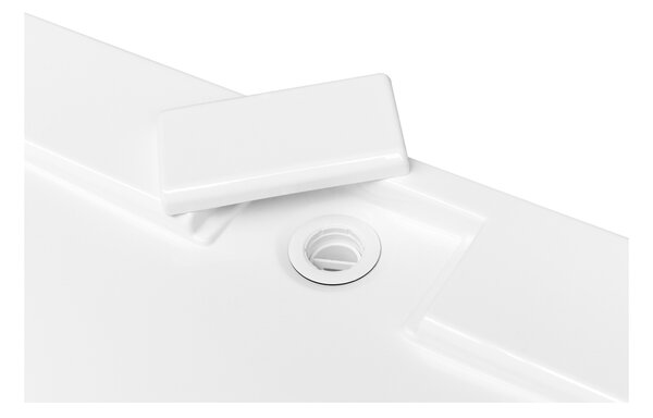 Besco Axim Ultraslim čtvercová sprchová vanička 80x80 cm bílá #BAX-80-KW