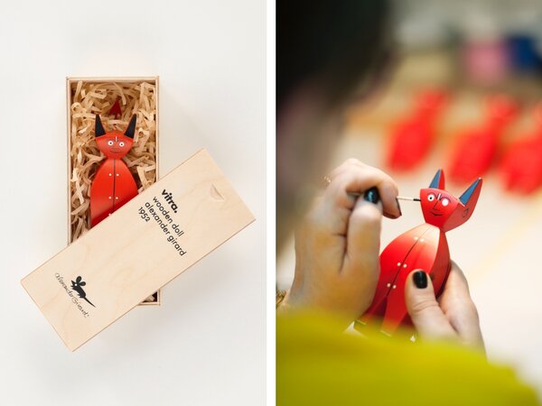 Vitra designové figurky Wooden Dolls Little Devil