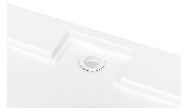 Besco Axim Ultraslim čtvercová sprchová vanička 80x80 cm bílá #BAX-80-KW