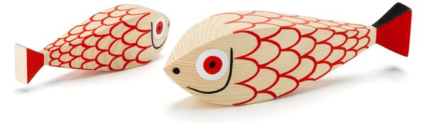 Vitra designové figurky Wooden Dolls Mother Fish & Child