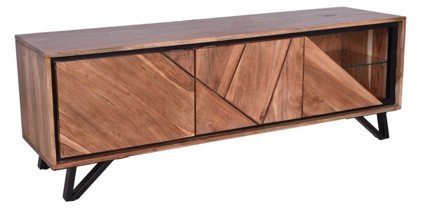 TV stolek z masivu akácie v přírodní barvě 150x51x40 cm Ambala – Interia Home & Living