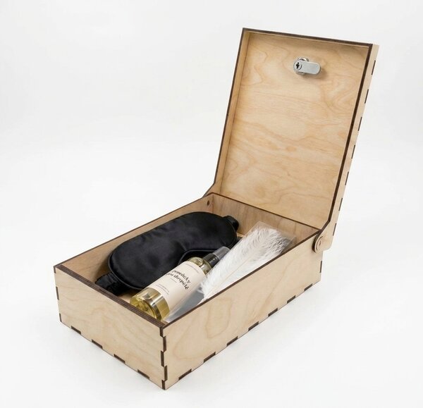 Usporadejto.cz Uzamykatelný box se zámkem na sladkosti a neřesti VASKY, 30 x 20 x 10 cm