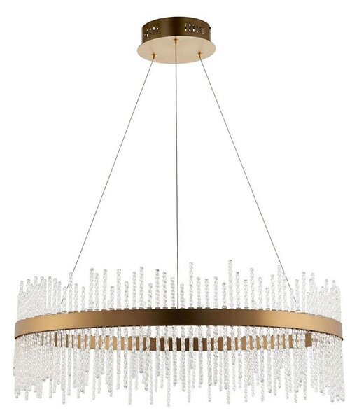 Endon 81908 - LED Stmívatelný lustr na lanku ADRIEL LED/58W/230V 3000K zlatá
