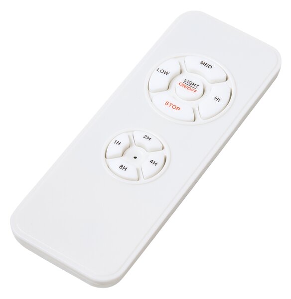 Stropní ventilátor se světlem MANSALA s dálkovým ovládáním LED Tmavě hnědá
