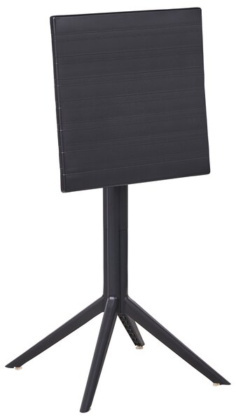 Zahradní barový stůl LEMNOS 60 cm 60 cm Černá