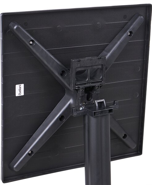 Zahradní barový stůl LEMNOS 60 cm 60 cm Černá