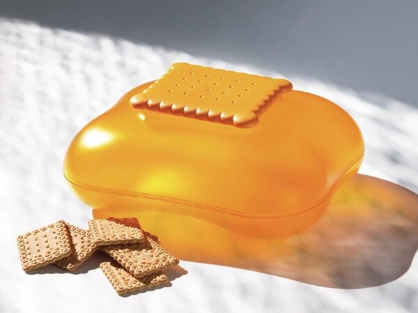 Alessi designové dózy na piškoty Mary Biscuit