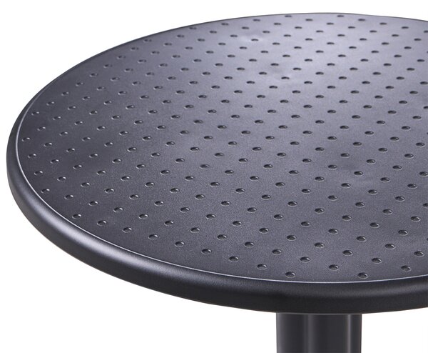 Zahradní barový stůl LEGRENA 60 cm 60 cm Černá