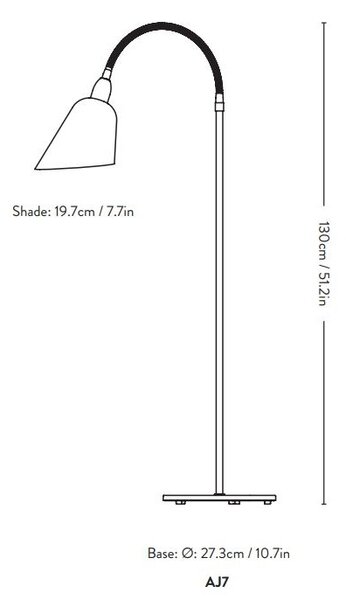 &tradition designové stojací lampy Bellevue Floor AJ7