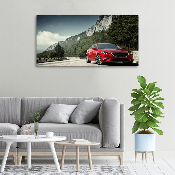 Foto obraz na plátně Auto v horách oc-123522493