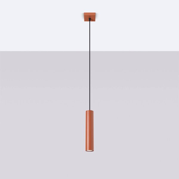 Sollux Závěsné svítidlo LAGOS, 1xGU10, Ø 6 cm Barva: Zlatá