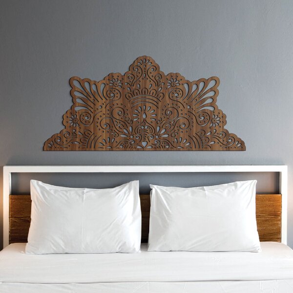 DUBLEZ | Poloviční mandala na stěnu - Koruna | Obraz