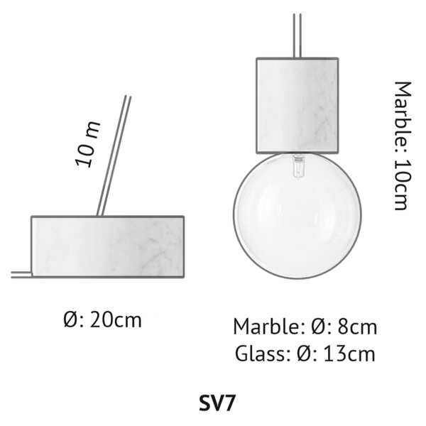 &TRADITION stojací svítidla Marble Light
