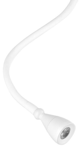 ONLI - LED Flexibilní lampička s policí a USB nabíjením PLAK LED/5W/230V bílá