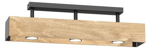 Přisazený lustr MAISON 3xGU10/8W/230V hnědá/dub