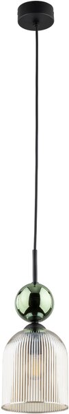 TK Lighting Sophia Green Cognac závěsné svítidlo 1x10 W zelená-hnědá 11146