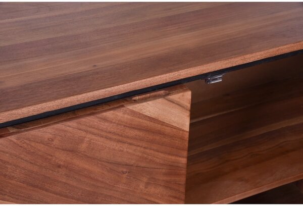 Skříňka z masivu akácie v přírodní barvě 120x78x40 cm Ambala – Interia Home & Living