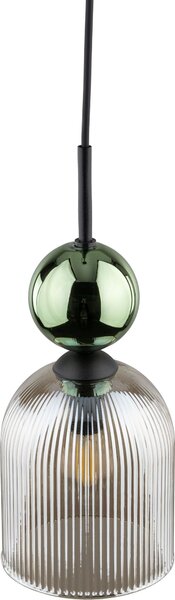 TK Lighting Sophia Green Cognac závěsné svítidlo 1x10 W zelená-hnědá 11146