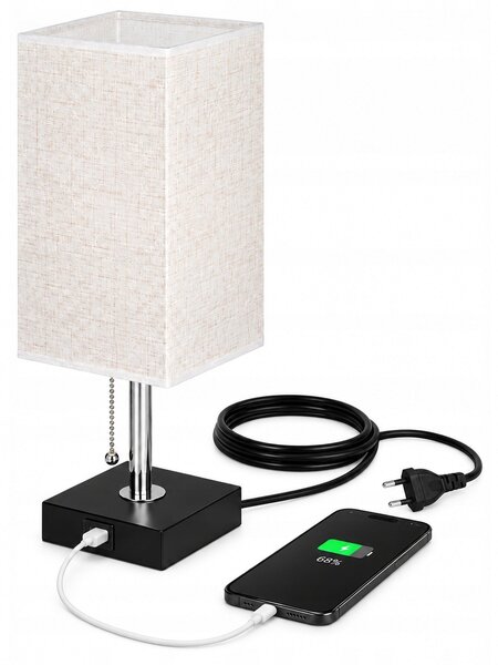 Stolní lampa Masterled Boro E27 USB