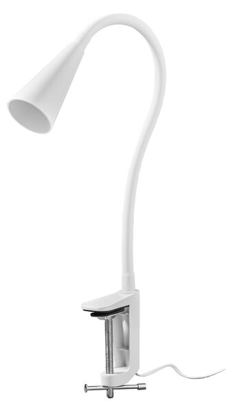 Livarno® Stolní LED lampa Freya (Led lampa s upnutím, bílá) (100397707004)