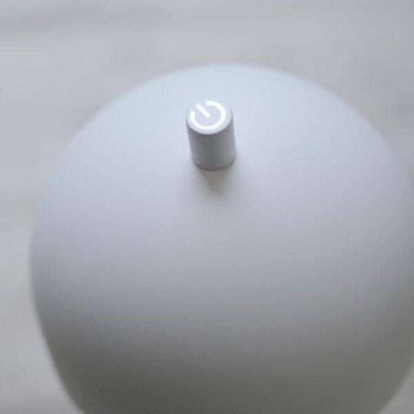 PAUL NEUHAUS JUST LIGHT Kolekce Schöner Wohnen LED bateriové stolní svítidlo BELLIES, bílé, nabíjecí přes USB 3000K