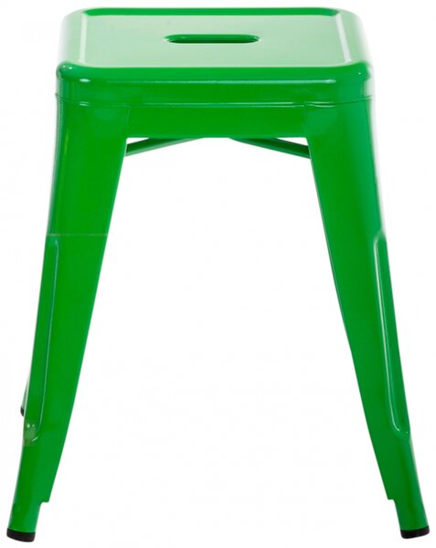 Stohovatelná kovová židle Arm - Zelená