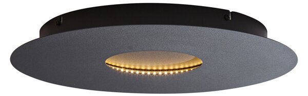 Moderní stropní svítidlo černé 40 cm vč. LED s 3-stupňovým stmíváním - Morning