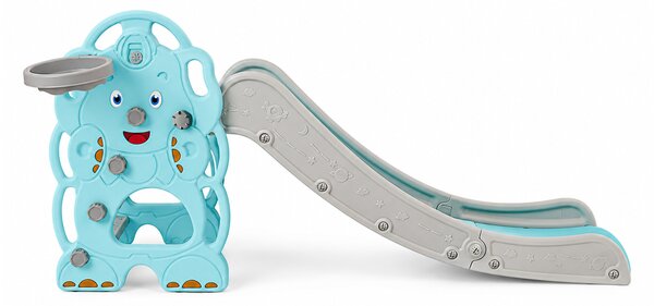 Aga4Kids Skluzavka s madlem 170 cm Zelená