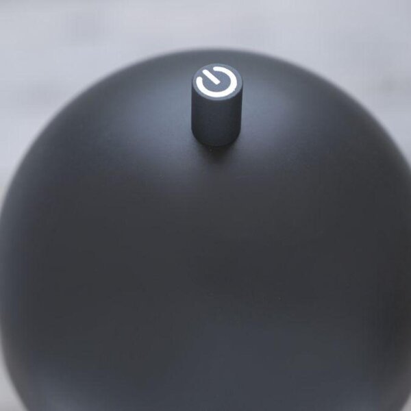 PAUL NEUHAUS JUST LIGHT Kolekce Schöner Wohnen LED bateriové stolní svítidlo BELLIES, černé, nabíjecí přes USB 3000K
